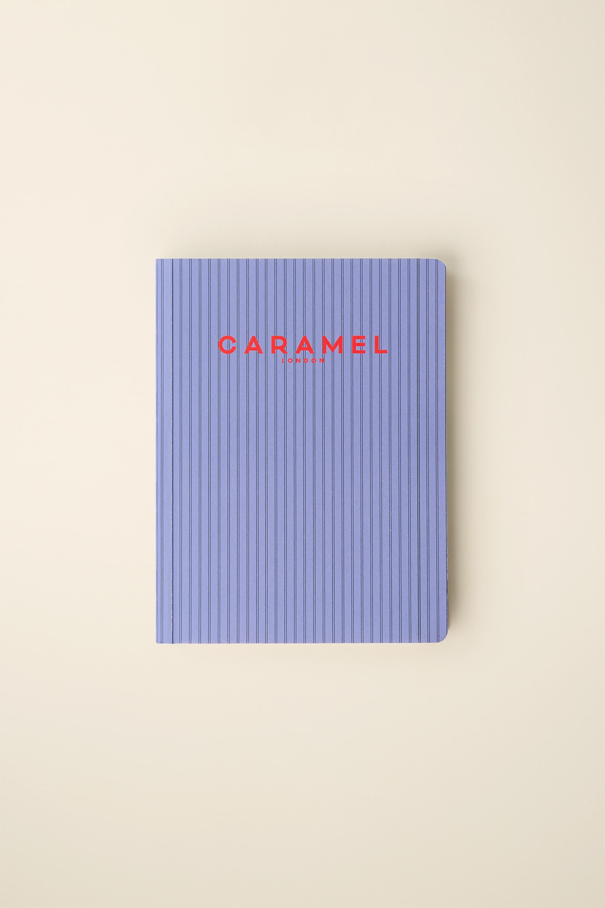 STRIPED NOTEBOOK CREATED BY CARAMEL LONDON X ZARA